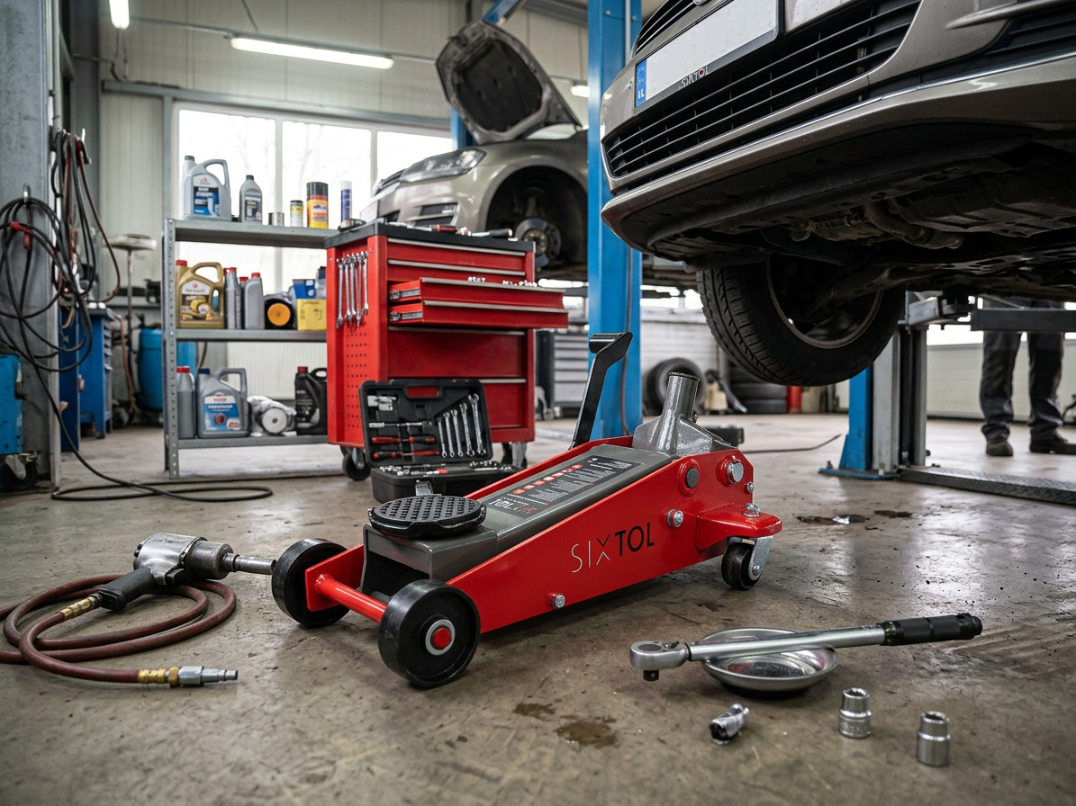 Pojízdný hydraulický zvedák heavy-duty 3T s pedálem SX JACK PEDAL 3T SIXTOL