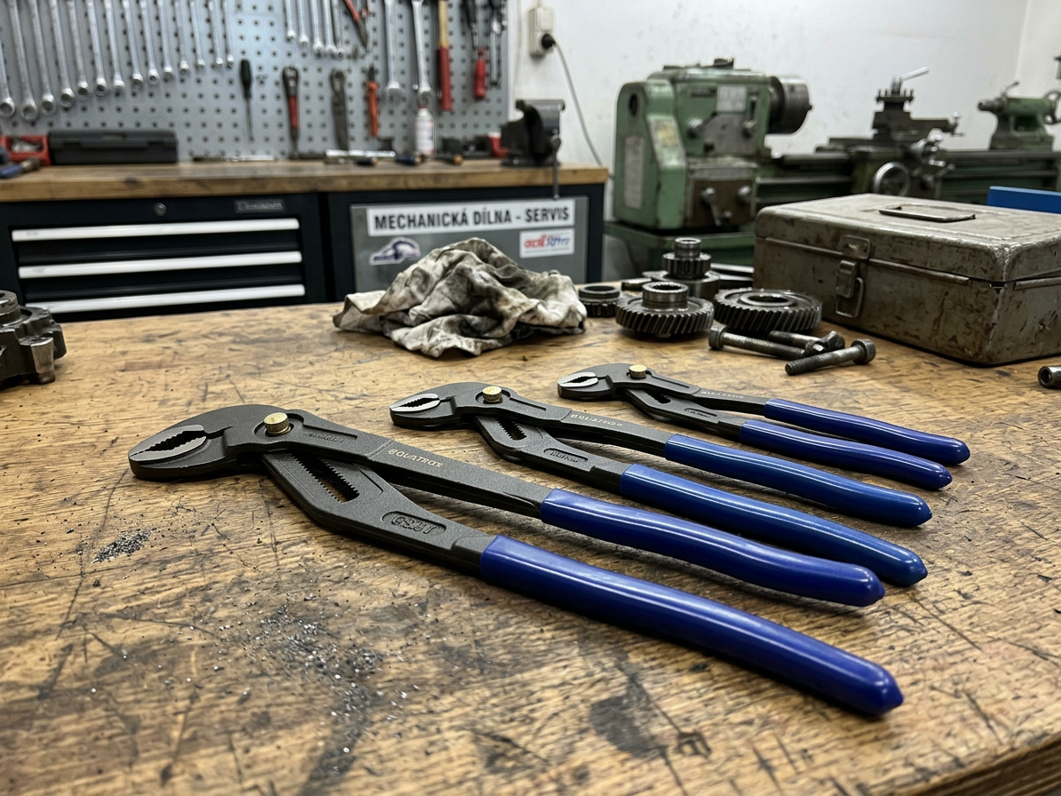 Kleště SIKO 250 mm, rychlonastavitelné s tlačítkem - QUATROS QS52240