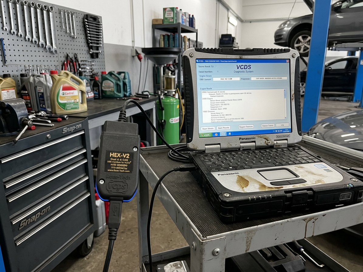 Diagnostika VAG-COM VCDS Standard 10 VIN, HEX V2 USB kabel, pro koncern VW