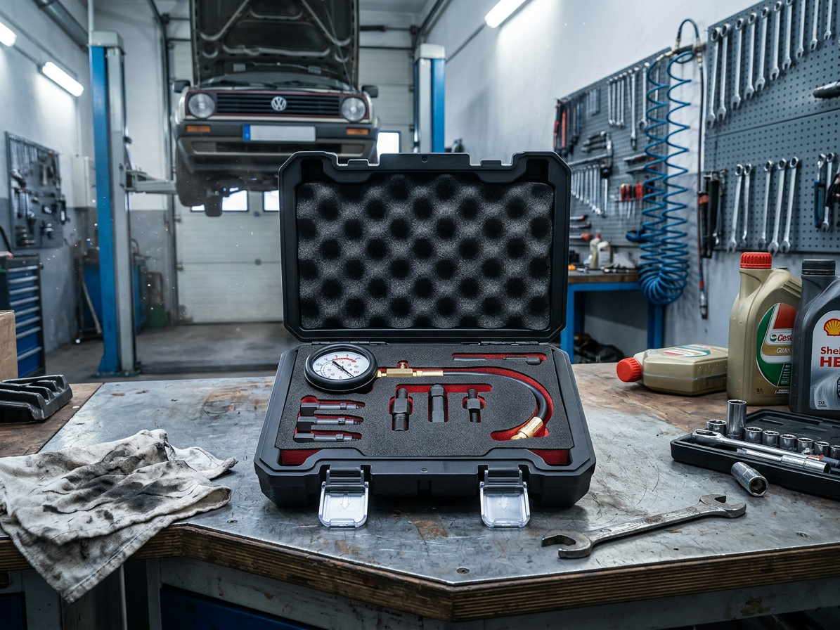 Kompresiometr pro zážehové / benzinové motory - QUATROS QS30184