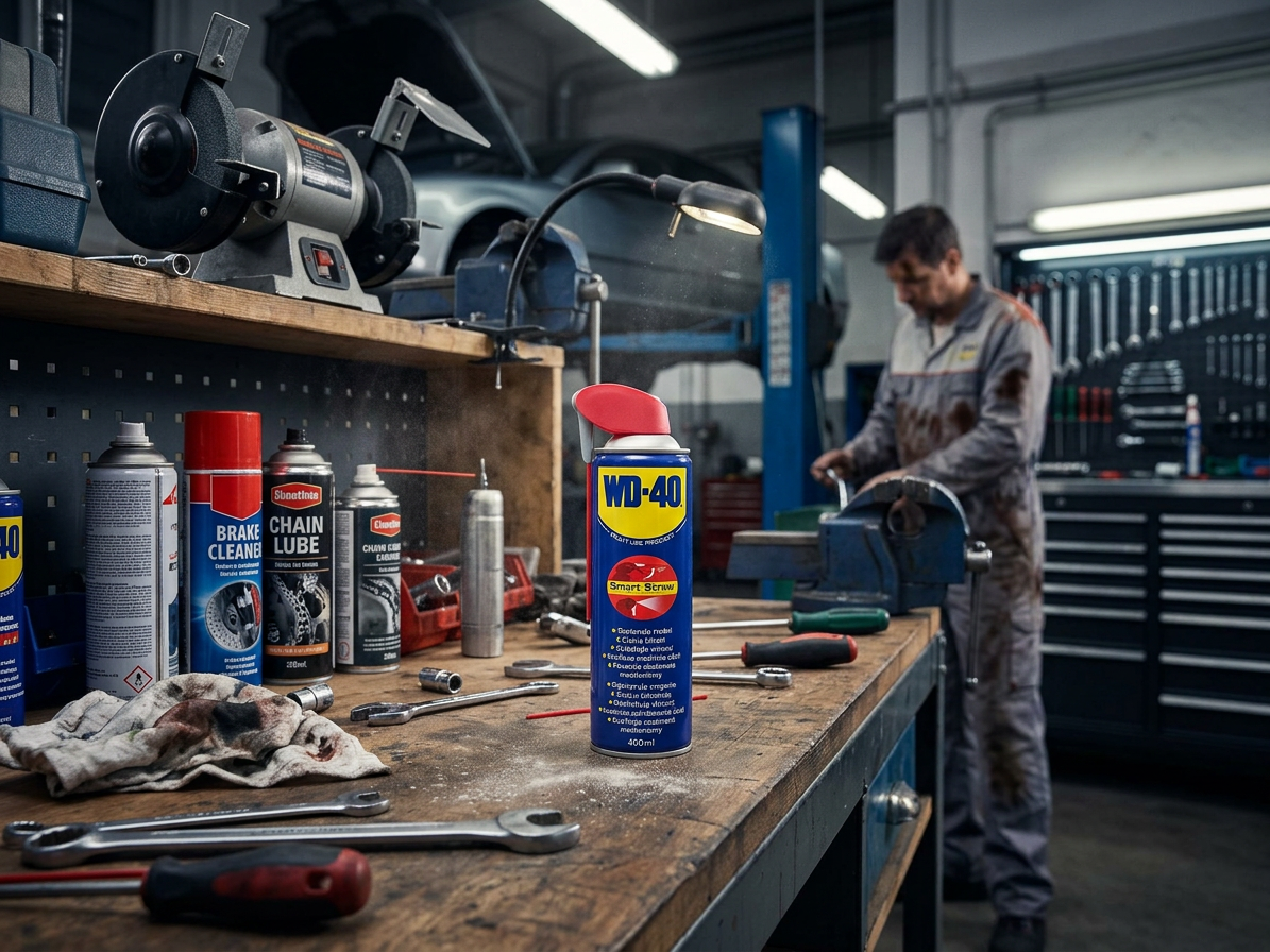 WD-40 - univerzální mazivo ve spreji se Smart Straw, 450 ml