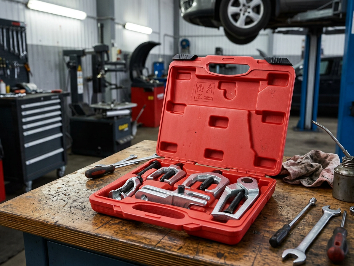 Sada stahováků kulových čepů a řídících tyčí MECHANIC PULLER SET, 6 ks - SIXTOL