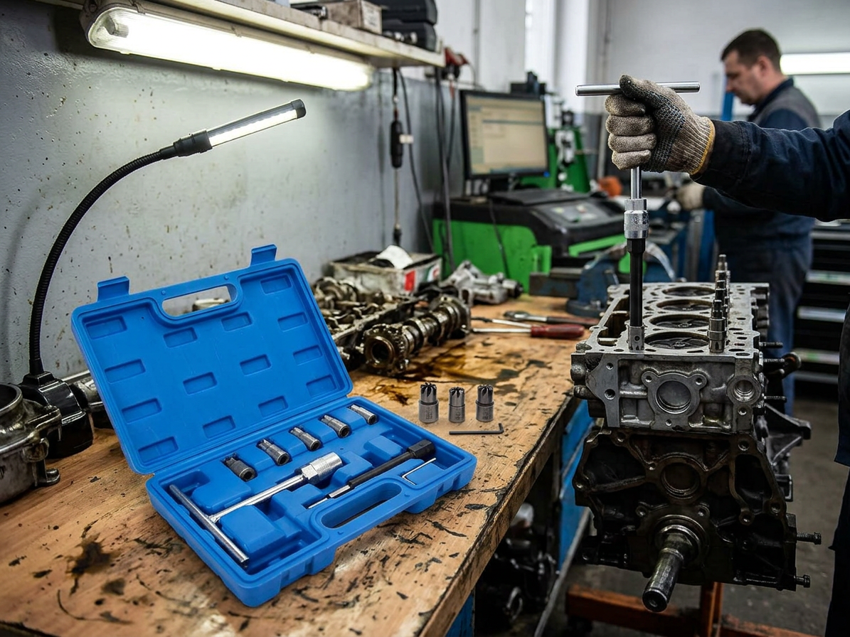 Opravná sada na frézování sedla vstřikovačů - QUATROS QS20337