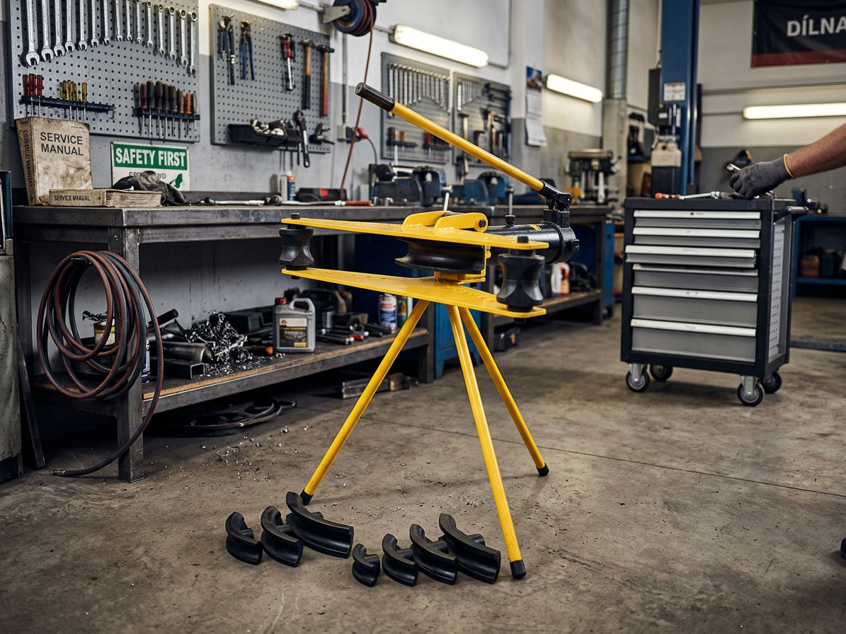 Přenosná hydraulická ohýbačka trubek se stojanem 19 Tun