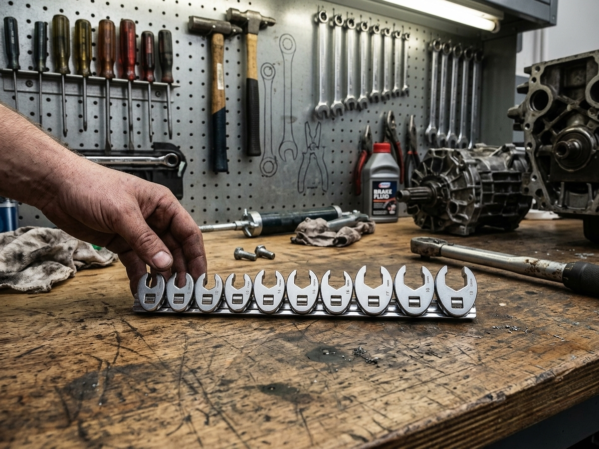 Sada plochých otevřených klíčů, 3/8", 10 - 19 mm, 10 kusů - JONNESWAY R19H310S