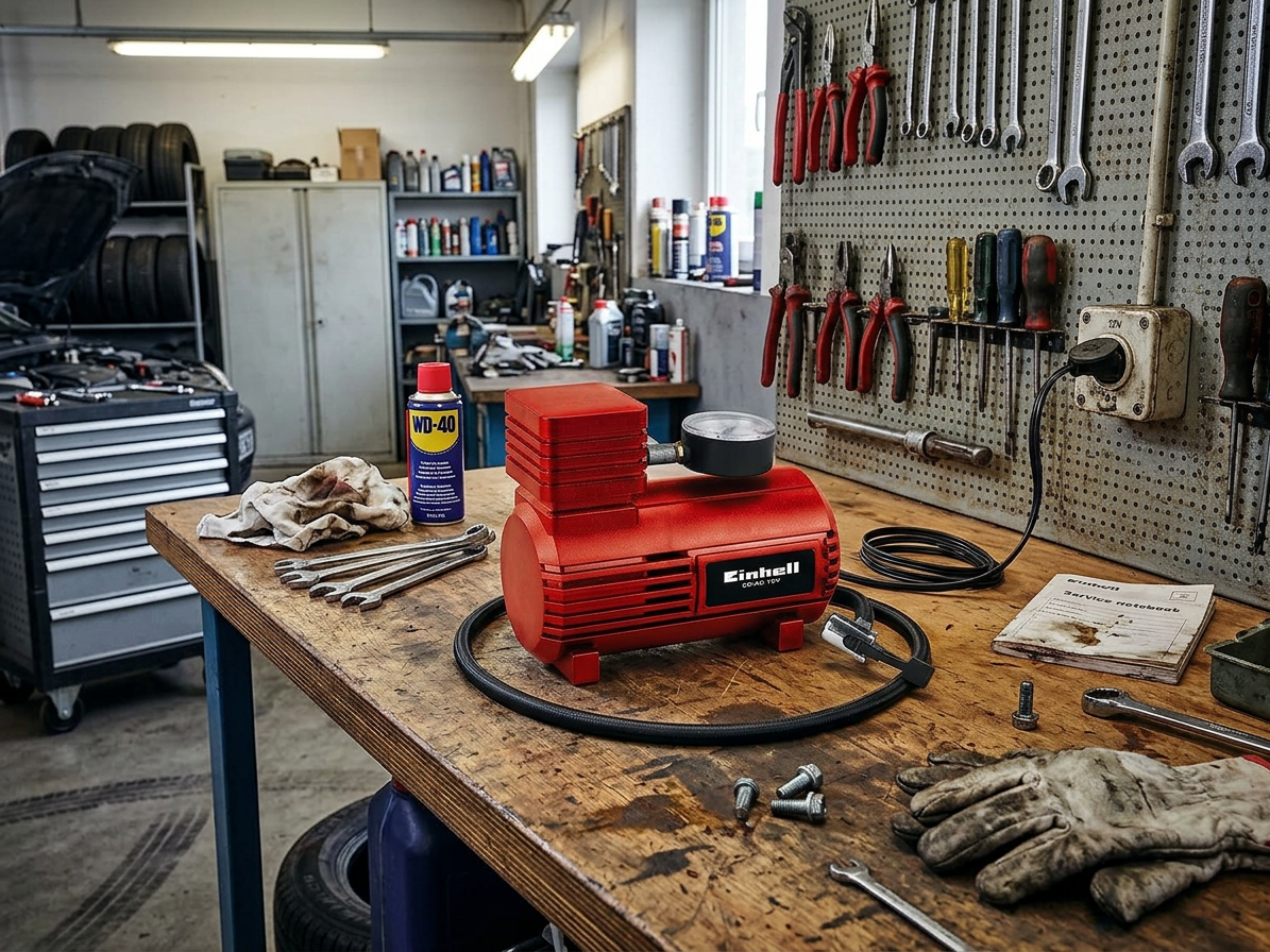 Kompresor do auta CC-AC 12V, 18 bar, hadice 450 mm - Einhell Car Classic