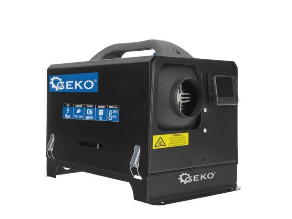 Nezávislé naftové topení 8 kW 12 V / 230 V - GEKO G80456