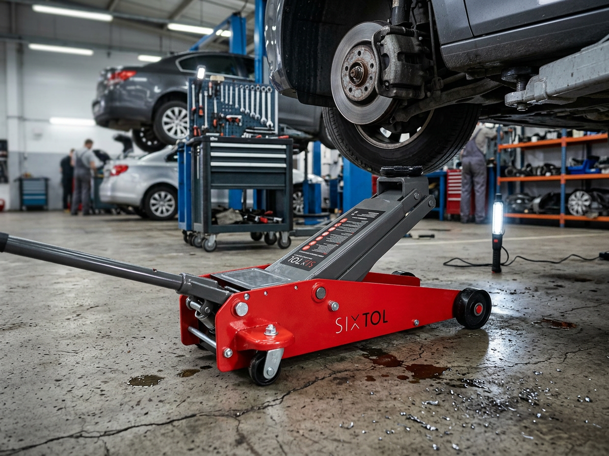 Pojízdný hydraulický zvedák heavy-duty 3T s pedálem SX JACK PEDAL 3T SIXTOL