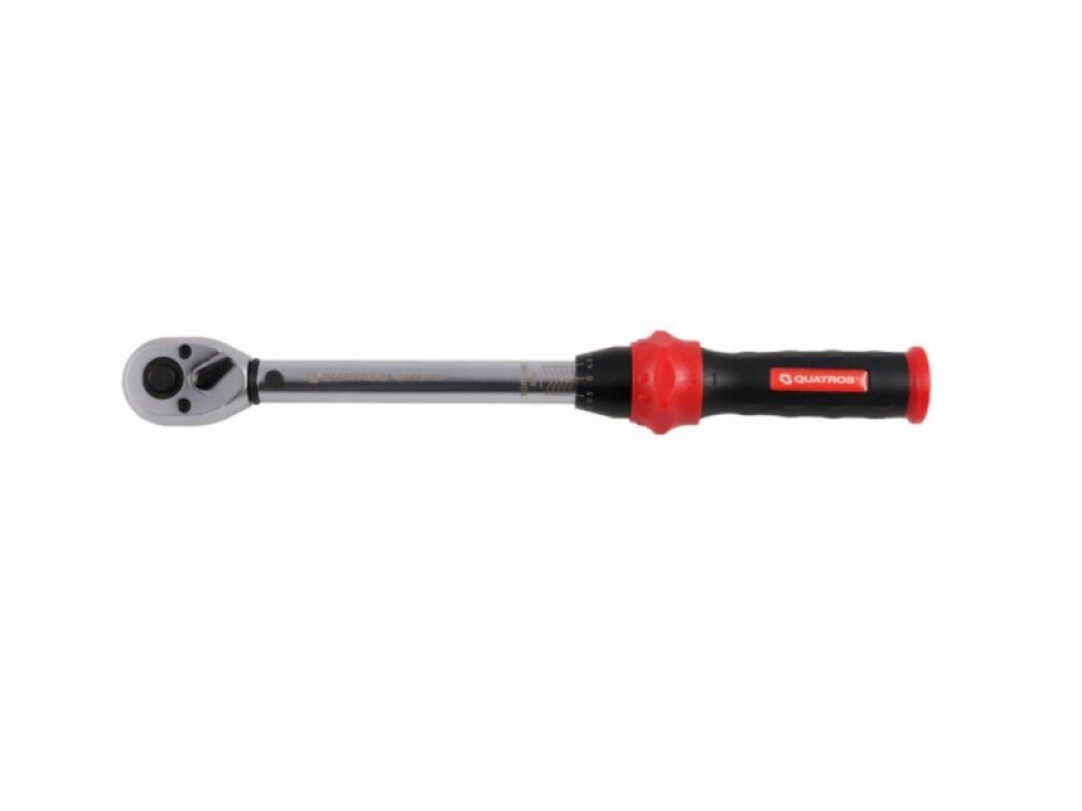 Momentový klíč 3/8" 10-60 Nm, s certifikátem - QUATROS QS55060