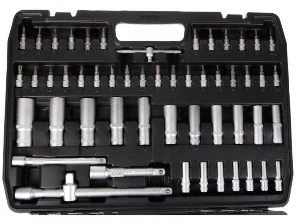 Gola sada 1/4", 3/8" a 1/2", 171 dílů - SIXTOL