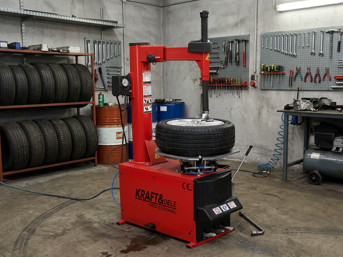 Poloautomatická zouvačka pneumatik 230 V KD5802