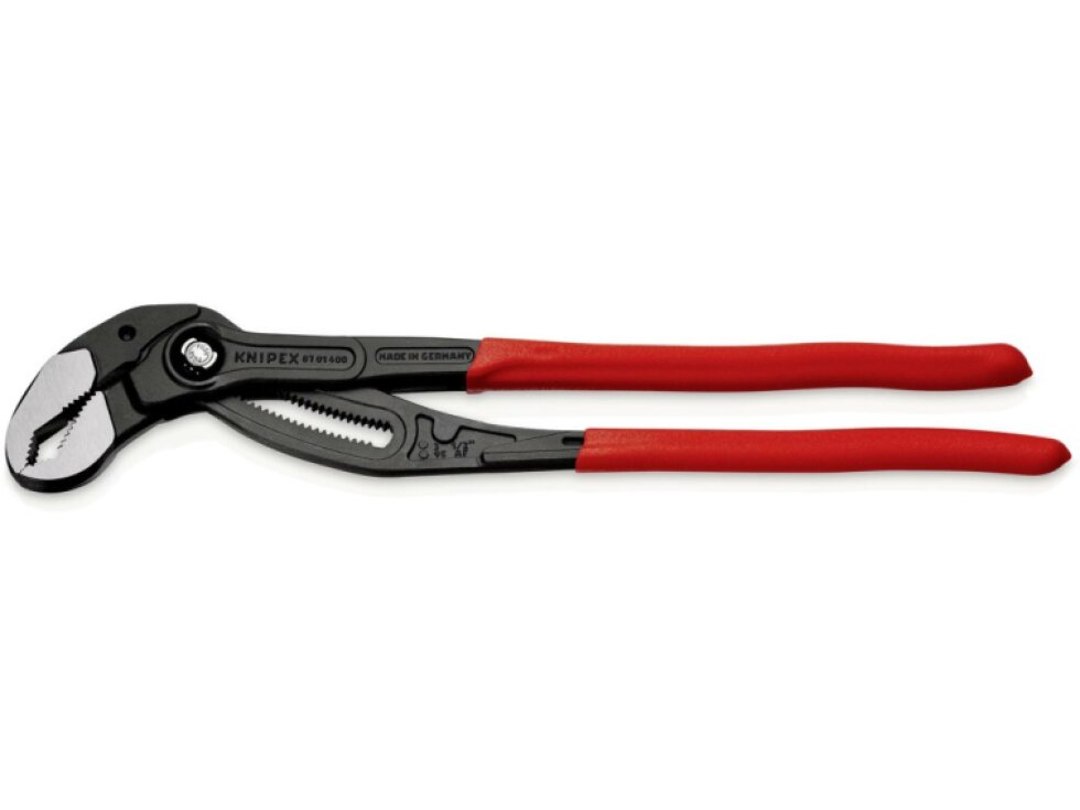 Instalatérské SIKO kleště, rozsah 90 mm, délka 400 mm - KNIPEX Cobra XL 87 01 400