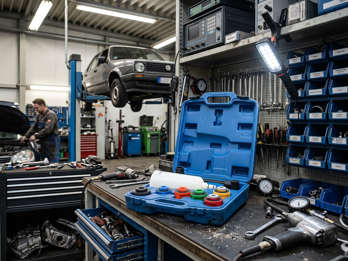 Trychtýř pro plnění oleje s bajonetem, 6 adaptérů, VAG, FORD, MERCEDES-BENZ, TOYOTA - ASTA