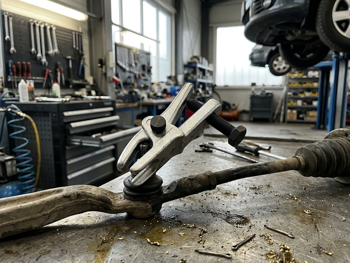 Stahovák kulových čepů 56 mm, dvoustupňová regulace, mechanický - ASTA