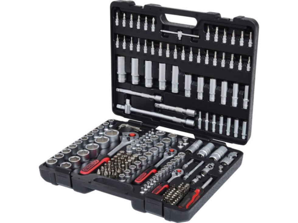 Gola sada 1/4”, 3/8” a 1/2”, 179 kusů - KS TOOLS 917.0779