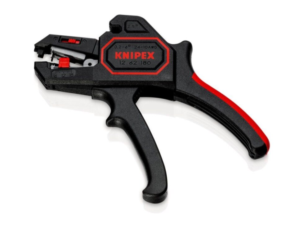Odizolovací kleště samonastavitelné 180 mm, pro průřez 0,2-6,0 mm2 - KNIPEX 12 62 180