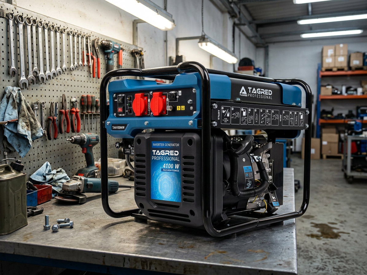 Invertorový generátor, elektrocentrála 3400W 230V TAGRED