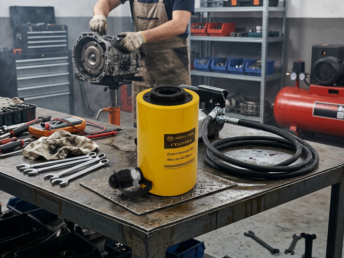 Hydraulický válec s dutým pístem, nosnost 20 tun - HHYG-2050K