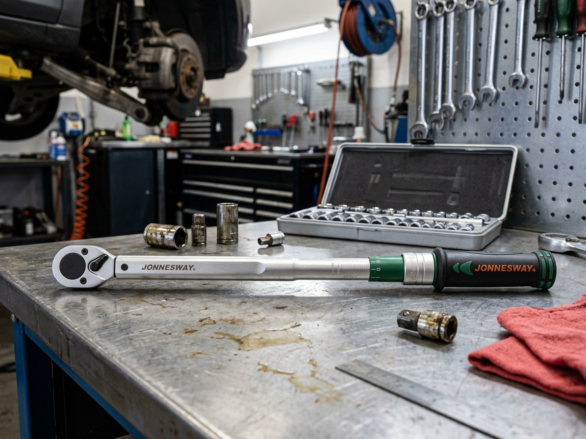 Momentový klíč 3/8" 4.5-30 Nm, s certifikátem - JONNESWAY T27031N
