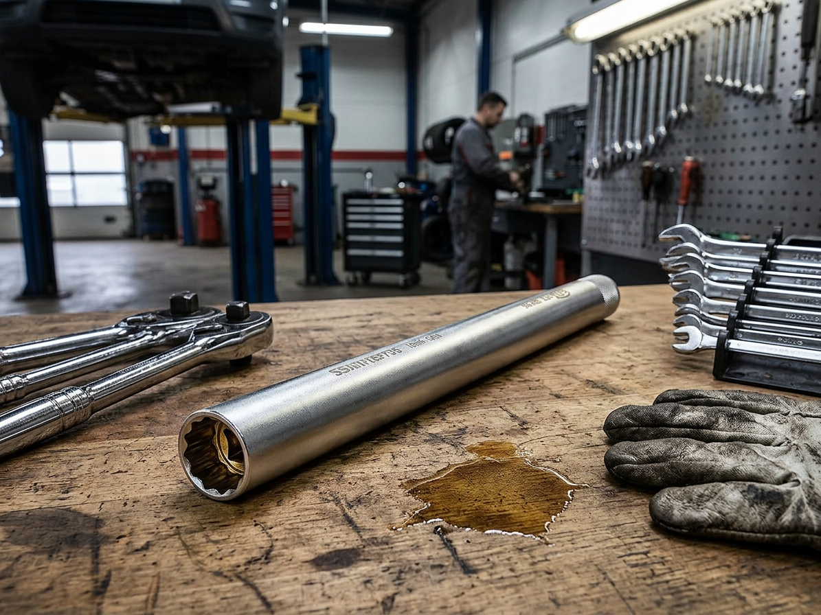 Hlavice na zapalovací svíčky s magnetem, prodloužená, 12hran, 3/8", 16 mm - SATRA