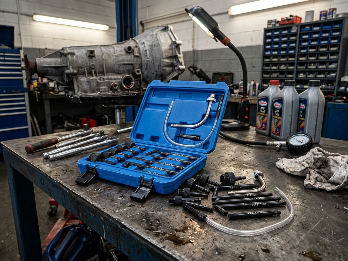 Adaptéry ATF pro plnění oleje do automatických převodovek, 13 ks,DSG,CVT - QUATROS QS60774