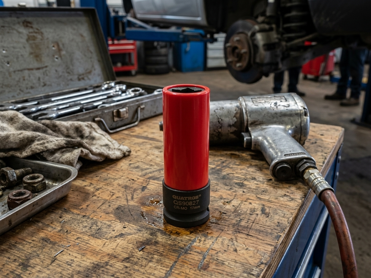 Hlavice na bezpečnostní šrouby kol 1/2" 17 mm, krytka na ALU, pro Mercedes-Benz - QUATROS