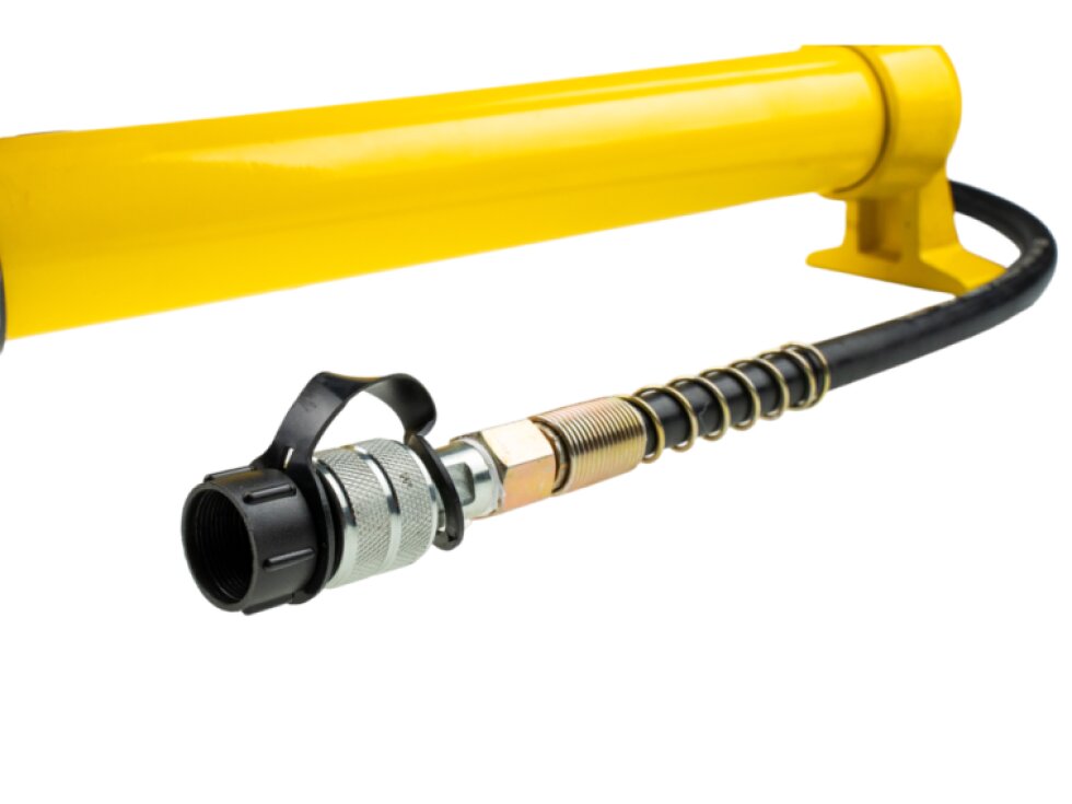 Ruční hydraulická pumpa dvourychlostní, tlak 20 bar, s tlakoměrem - HHB-700B