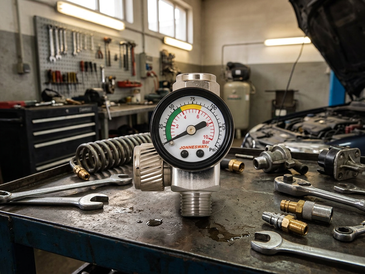 Regulátor tlaku 1/4", 0 - 10 bar - JONNESWAY ACC-609