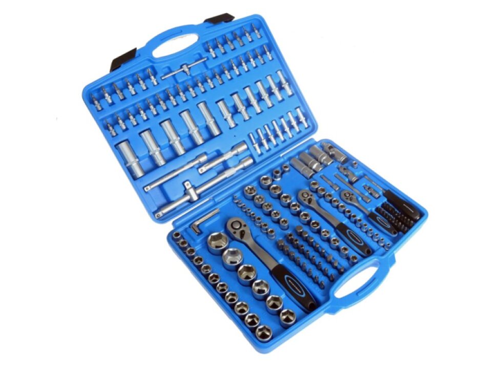 Gola sada s nářadím 1/4”, 3/8” a 1/2”, 171 dílů - QUATROS QS50171
