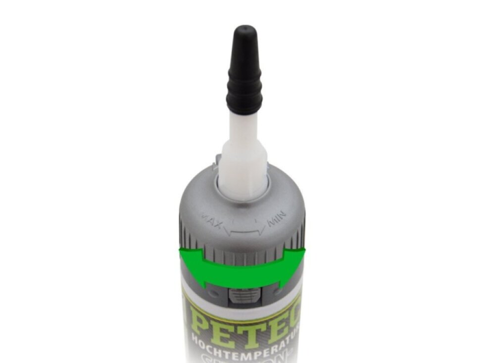 Silikonový tmel těsnicí černý na motory, kartuše 200 ml - Petec