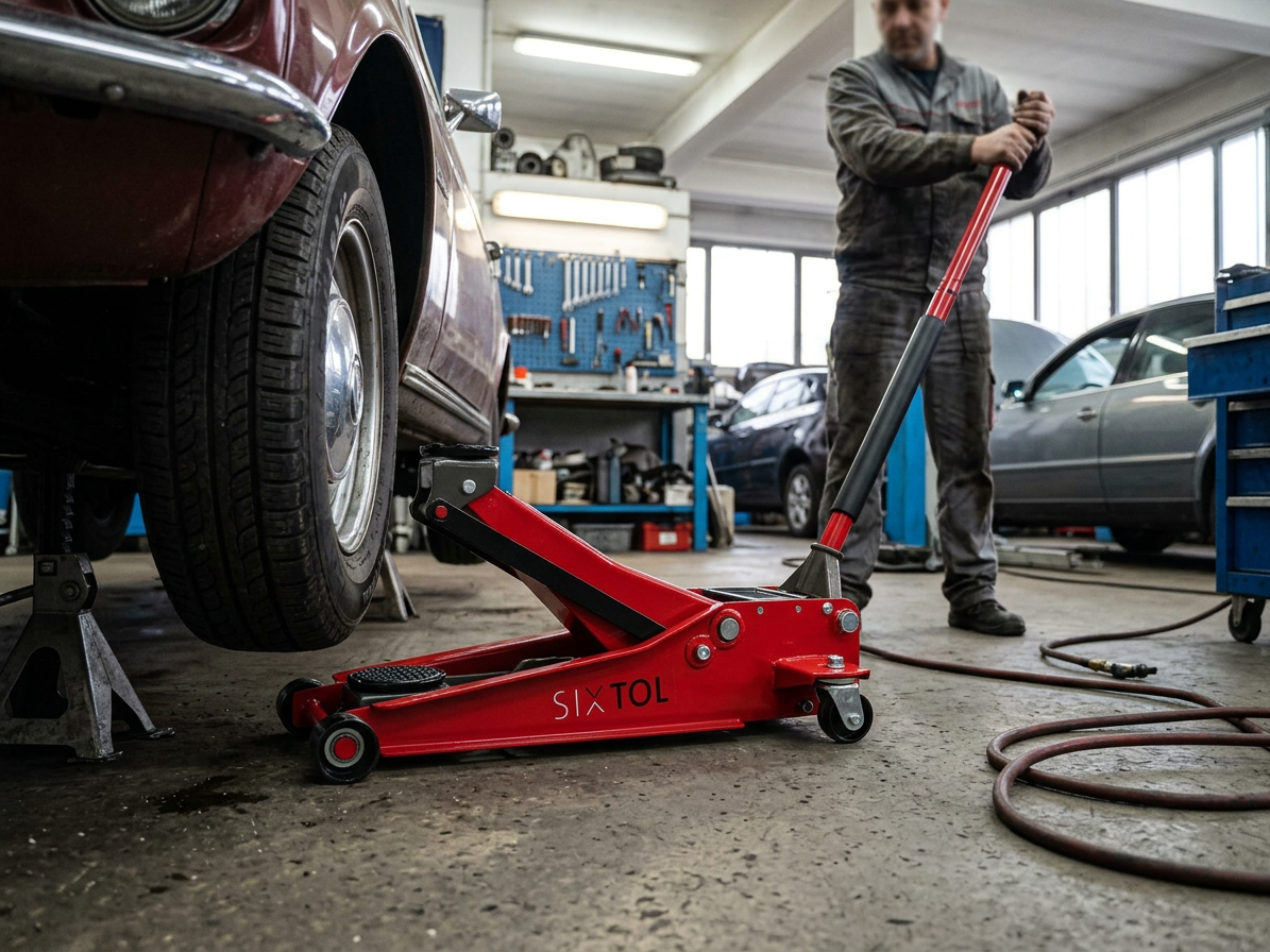 Pojízdný hydraulický zvedák heavy-duty 3t nízkoprofilový SX JACK 3T SIXTOL