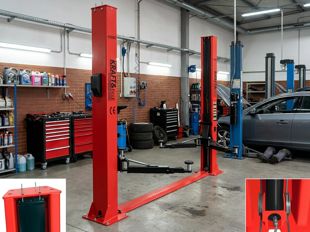 Dvousloupový zvedák 4t POLOAUTOMAT 400 V, hydraulický KD5810_2K