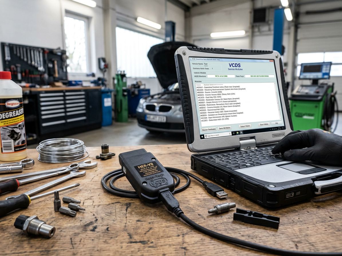 Diagnostika VAG-COM VCDS Standard 3 VIN, HEX V2 USB kabel, pro koncern VW