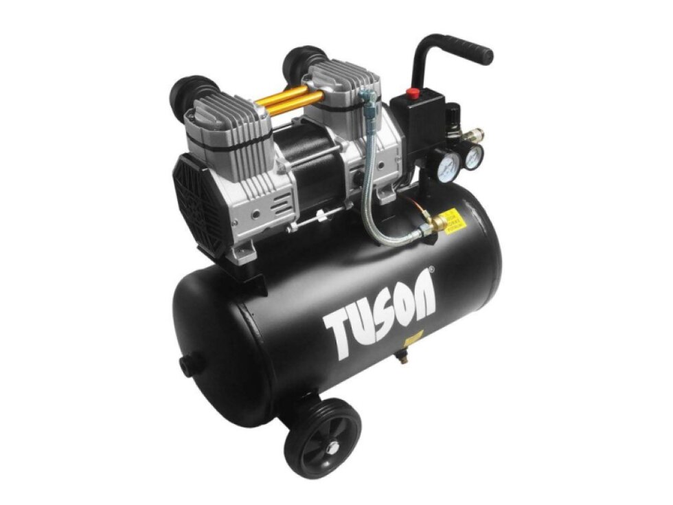 Tichý bezolejový kompresor 1,5 kW, 2,0 HP, 24 l - TUSON 130069