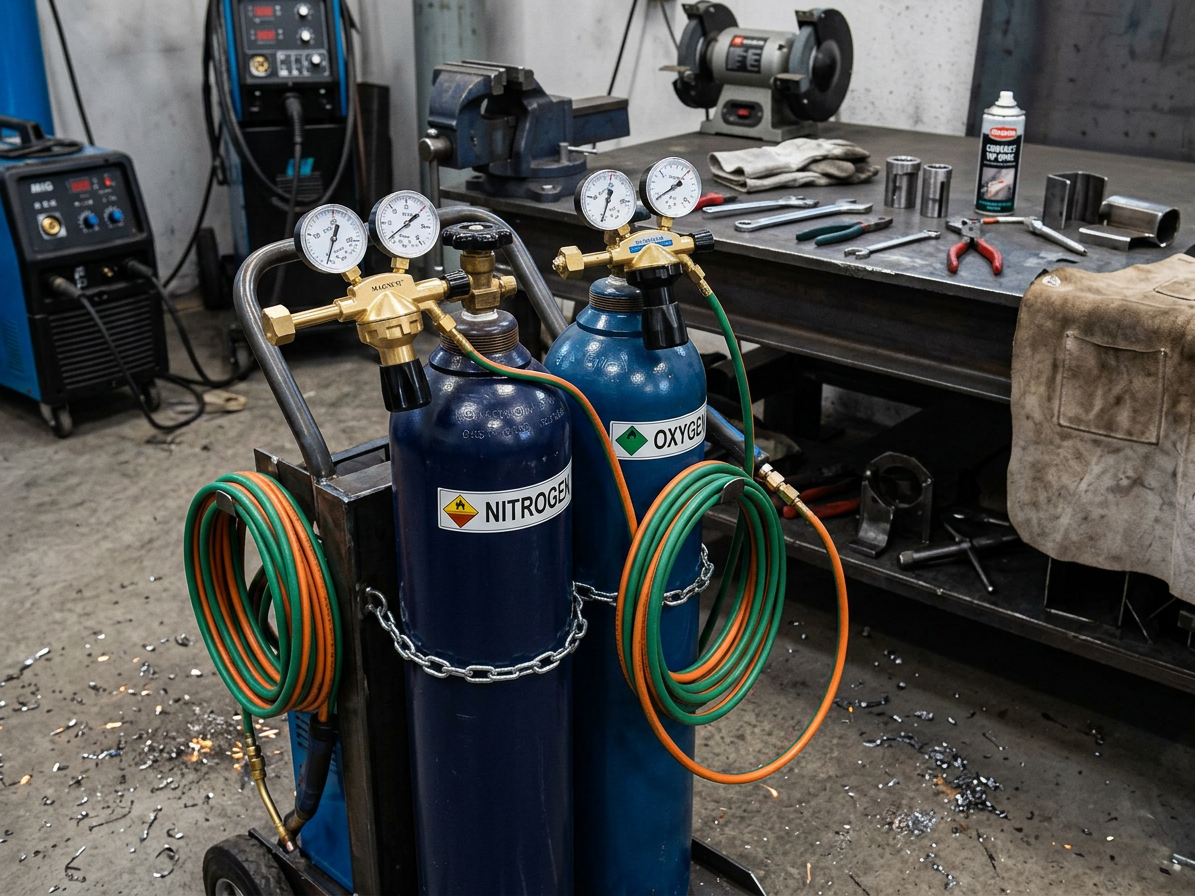 Redukční ventil S80 DUSÍK, závit W24,32, 40 bar
