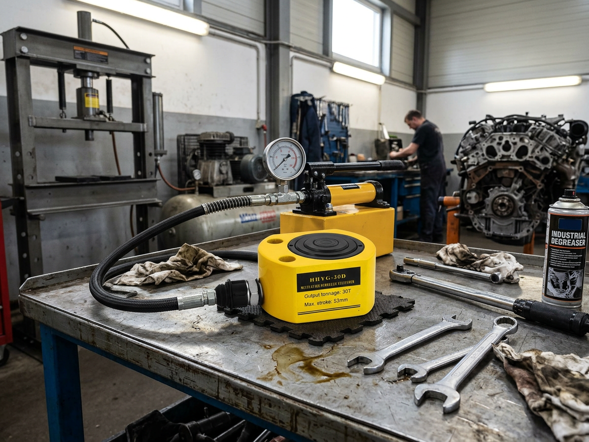 Hydraulický válec nízký teleskopický, nosnost 30 tun - HHYG-30D