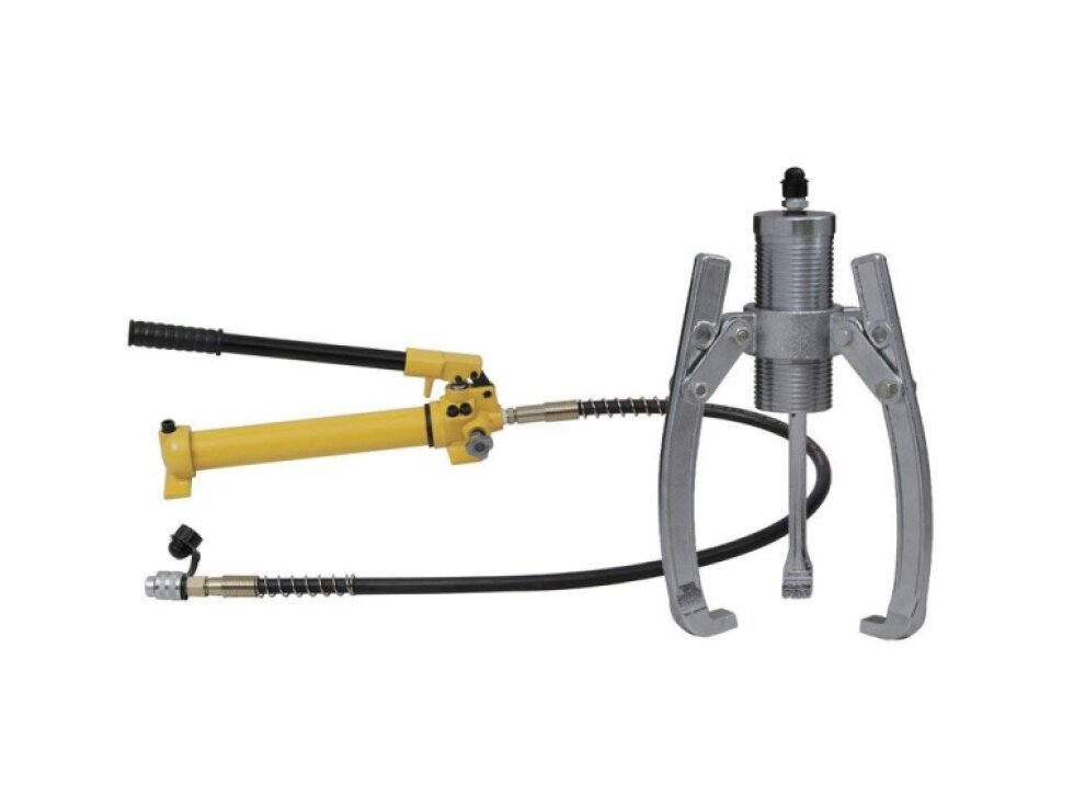 Dvou- nebo tříramenný hydraulický stahovák HHL-50F, síla 50 t, s ruční pumpou