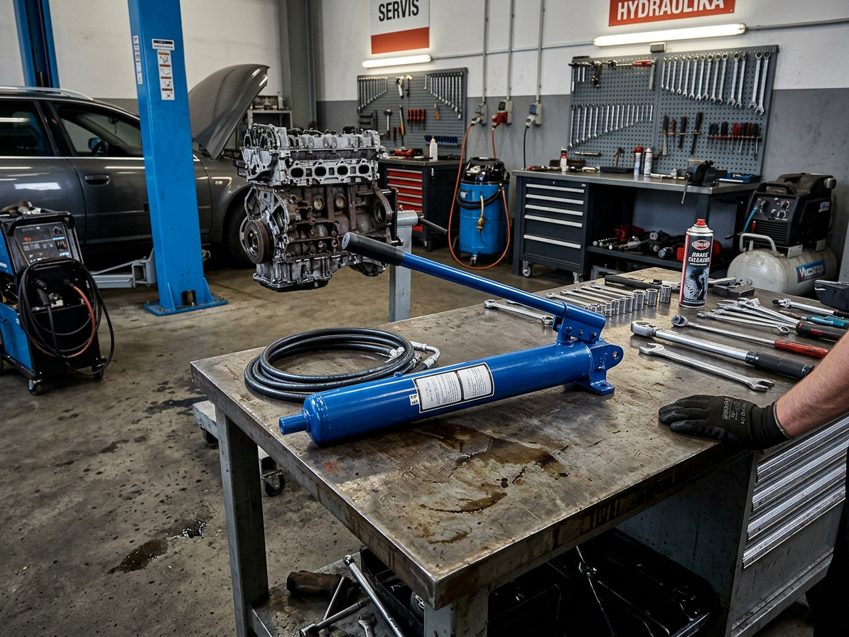 Hydraulický píst 8t k dílenskému jeřábu