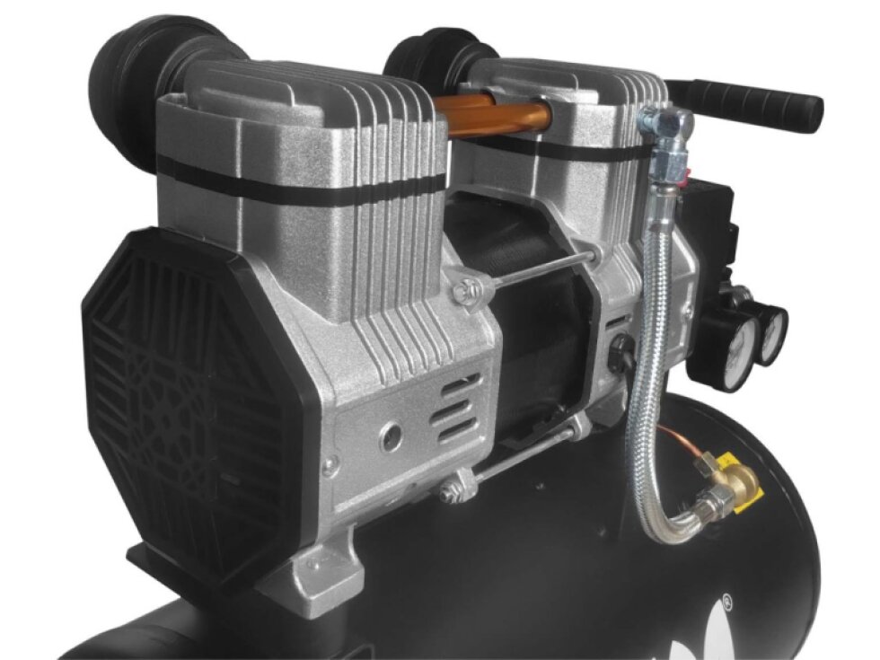 Tichý bezolejový kompresor 1,5 kW, 2,0 HP, 24 l - TUSON 130069