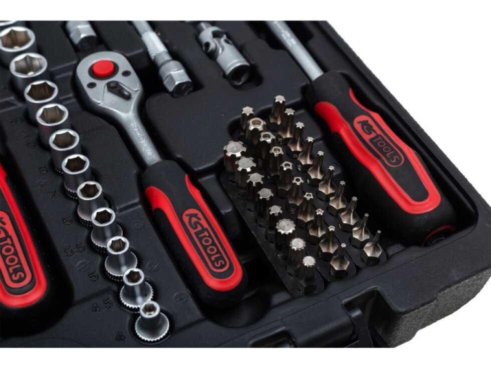 Gola sada 1/4”, 3/8” a 1/2”, 179 kusů - KS TOOLS 917.0779