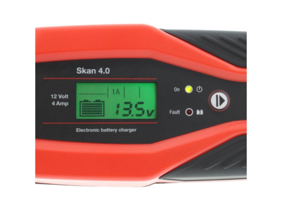 Nabíječka autobaterií 12V, 1-4 A, 4-120 Ah - JMP Skan 4.0