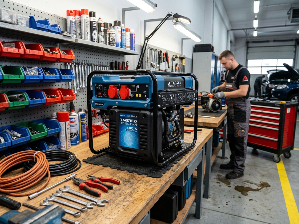 Invertorový generátor, elektrocentrála 3400W 230V TAGRED