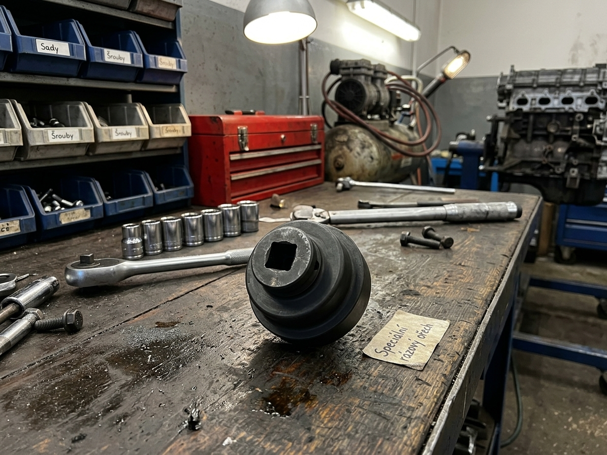 Hlavice na centrální matici náboje zadního kola Scania, 3/4" 100 mm - ASTA