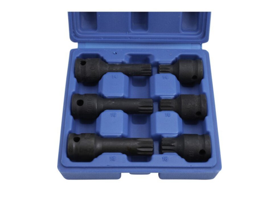 Rázové hlavice 1/2" XZN M14-M18 pro VW - QUATROS QS50385