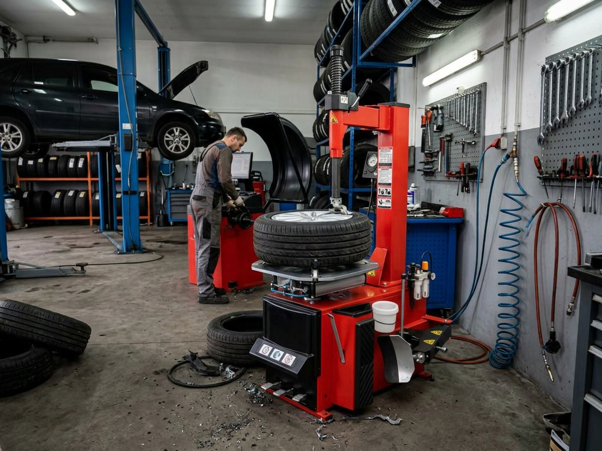 Poloautomatická zouvačka pneumatik 230 V KD5802