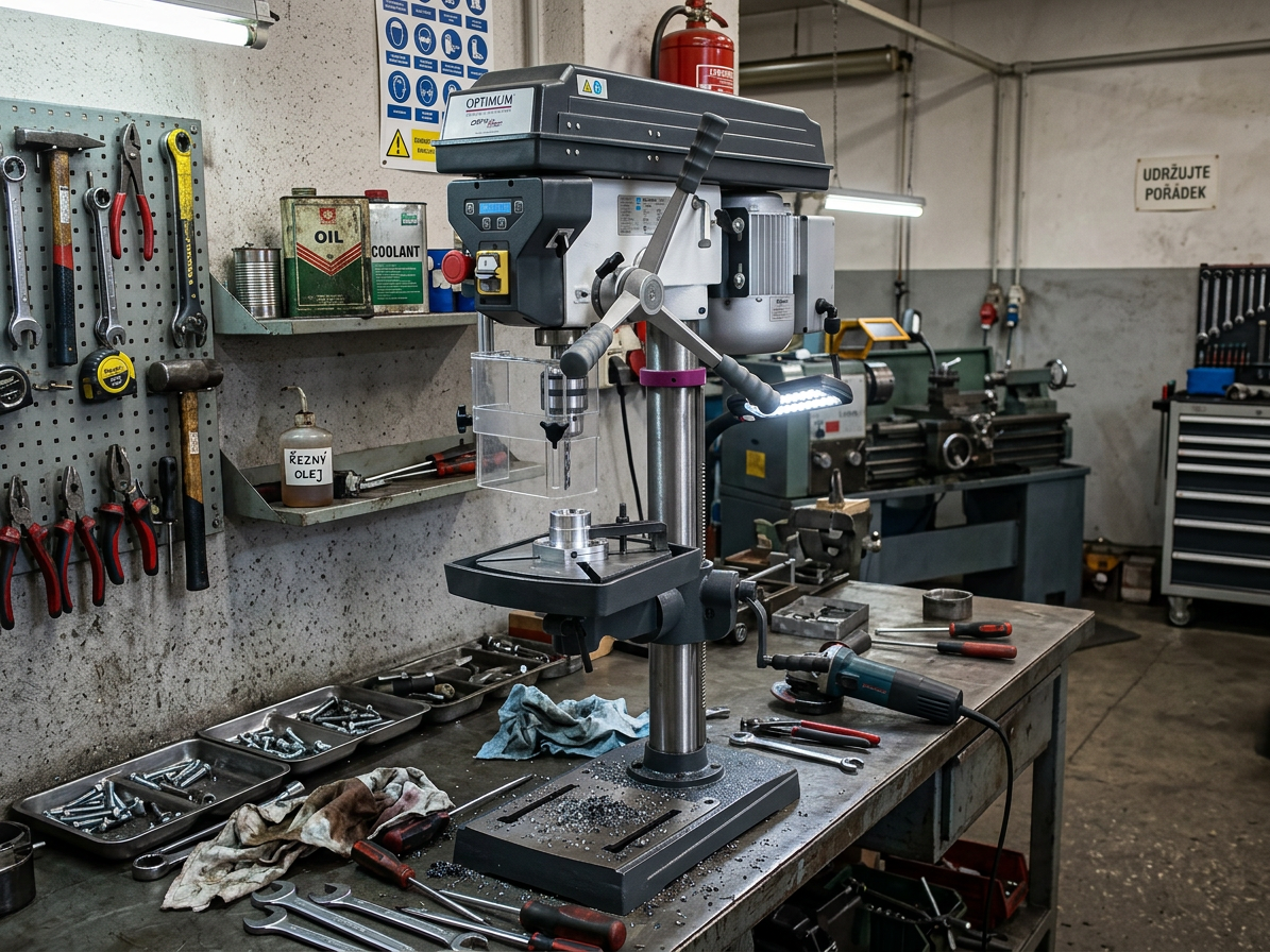 Stojanová vrtačka OPTIdrill D 23 Pro, 400 V, vrtání vlevo-vpravo