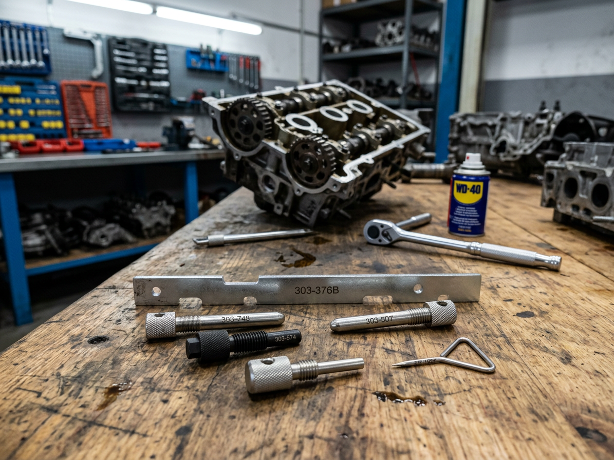 Aretační přípravky na rozvody motoru Ford, Mazda Zetec 1.25 - 2.0 16v - QUATROS QS10658