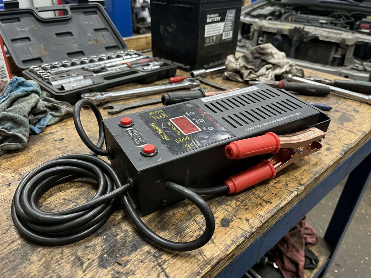 Zátěžový tester akumulátorů, digitální (12V, 100A) - QUATROS QS32134