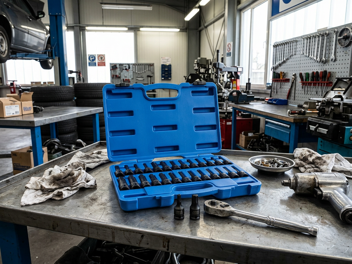 Zástrčné hlavice Imbus, TORX a XZN 1/2", úderové, sada 26 ks - ASTA