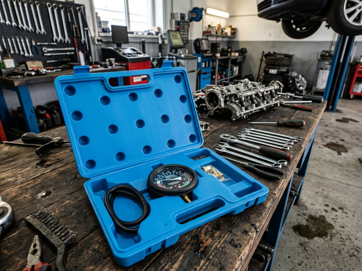 Vakuometr + tester tlaku a podtlaku paliva - QUATROS QS30190